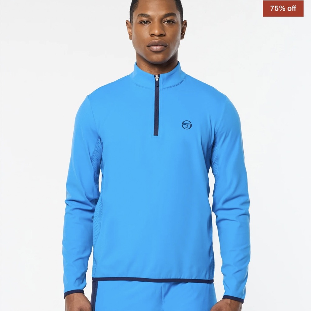 Sergio Tacchini Men's Vibrant Blue Performance Jacket